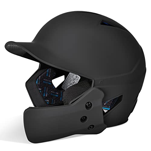 CHAMPRO mens Gamer Plus with Reversible Jaw Guard HX Batting Helmet, Black, Large US CHAMPRO mens Gamer Plus with Reversible Jaw Guard HX Batting Helmet, Black, Large US