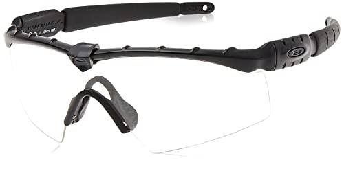 Oakley SI Men's OO9213 M Frame 2.0 Industrial Rectangular Sunglasses, Matte Black/Clear, 32 mm Oakley SI Men's OO9213 M Frame 2.0 Industrial Rectangular Sunglasses, Matte Black/Clear, 32 mm