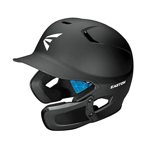 EASTON Z5 2.0 Batting Helmet w/ Universal Jaw Guard, Baseball Softball, Senior, Matte Black EASTON Z5 2.0 Batting Helmet w/ Universal Jaw Guard, Baseball Softball, Senior, Matte Black