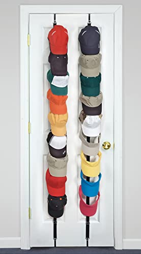 Perfect Curve CapRack18 Over-The-Door Hat Rack and Organizer |Baseball Cap Rack |Hat Rack Stand |Over The Door Hat Rack |Hat Rack For Door |Hat Rack For Closet |Two Straps |Holds Up To 18 Caps |Black Perfect Curve CapRack18 Over-The-Door Hat Rack and Organizer |Baseball Cap Rack |Hat Rack Stand |Over The Door Hat Rack |Hat Rack For Door |Hat Rack For Closet |Two Straps |Holds Up To 18 Caps |Black