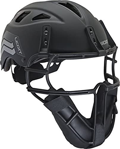 Worth Legit Slowpitch Softball Pitcher's Mask, Black Worth Legit Slowpitch Softball Pitcher's Mask, Black