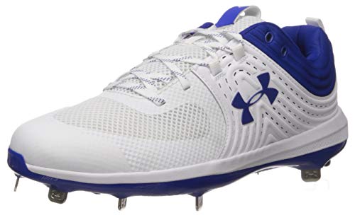Under Armour womens Glyde St Softball Shoe, White, 6