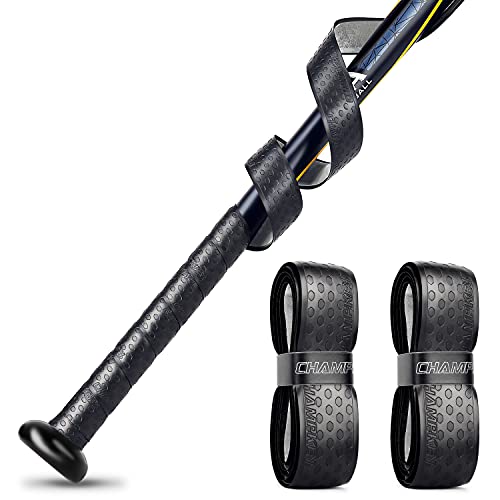 CHAMPKEY PRO 40" Bat Grip Tapes(2 Pack) | 1.75mm Comfortable and Soft Bat Tape | Precut and Full Adhesive Back Baseball Grip Tapes