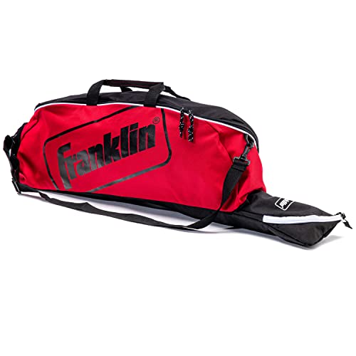 Franklin Sports Youth Baseball + Softball Bat Bag - Boys + Girls Tee Ball, Softball + Baseball Bag for Kids - Junior Bat + Equipment Bag - Red Franklin Sports Youth Baseball + Softball Bat Bag - Boys + Girls Tee Ball, Softball + Baseball Bag for Kids - Junior Bat + Equipment Bag - Red