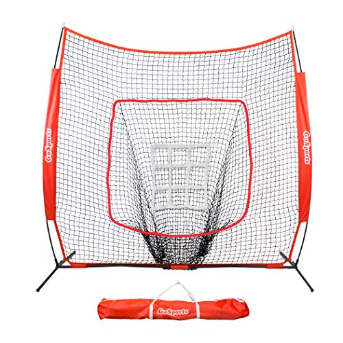 GoSports 7'x7' Baseball Practice Hitting & Pitching Net