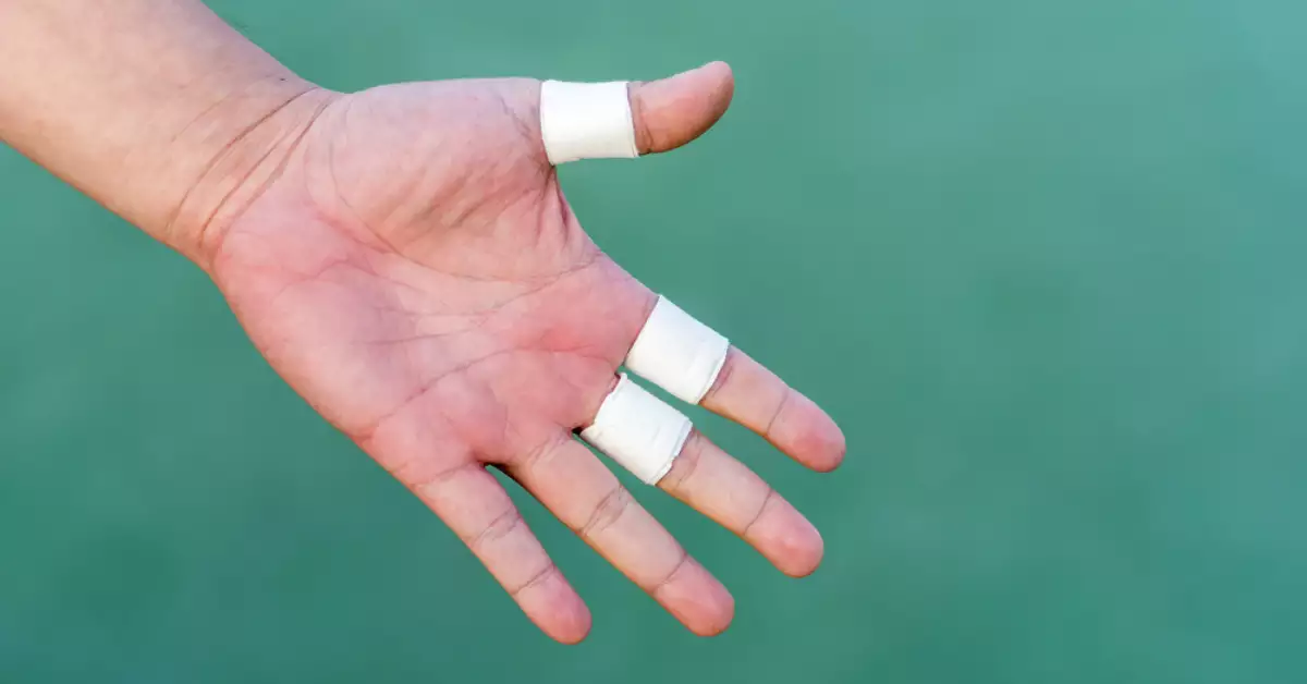 how to tape fingers for softball
