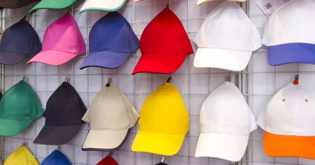 Storing Baseball Caps on Wall