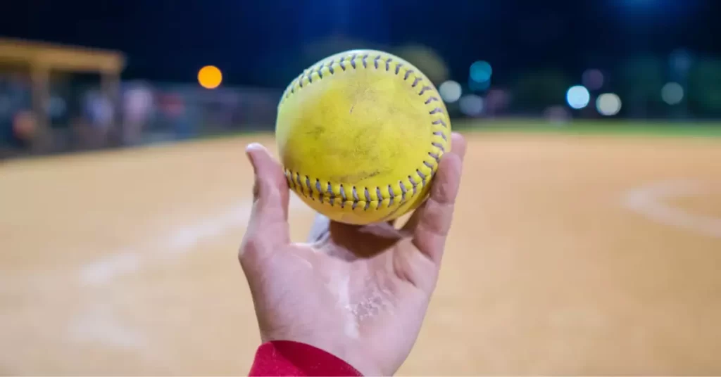 what color is a softball